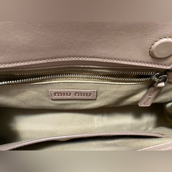 Authentic Miu Miu Pink Crossbody Bag - Picture 8 of 16